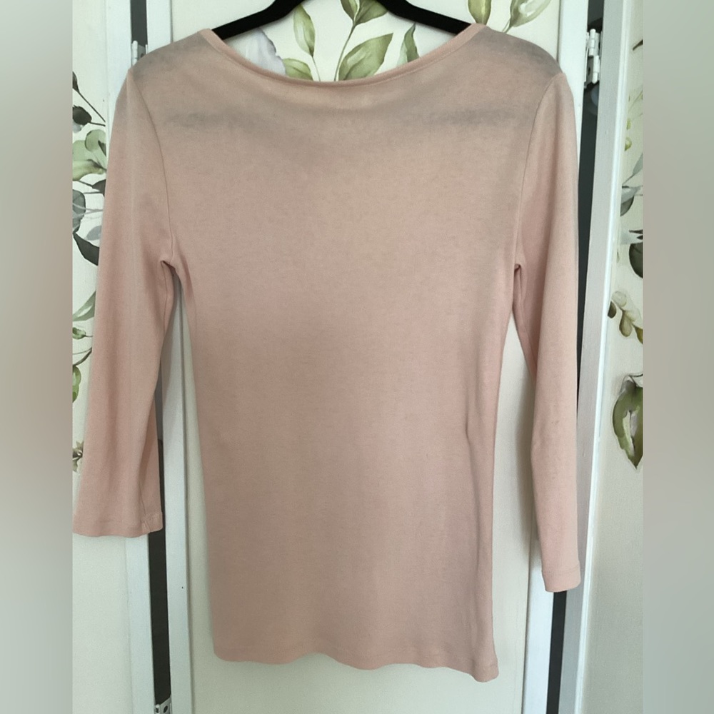 J. CREW Perfect Fit boatneck cotton shirt EUC - Picture 2 of 4